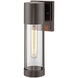 Hester 1 Light 12.5 inch Powder Coated Bronze Outdoor Wall Sconce
